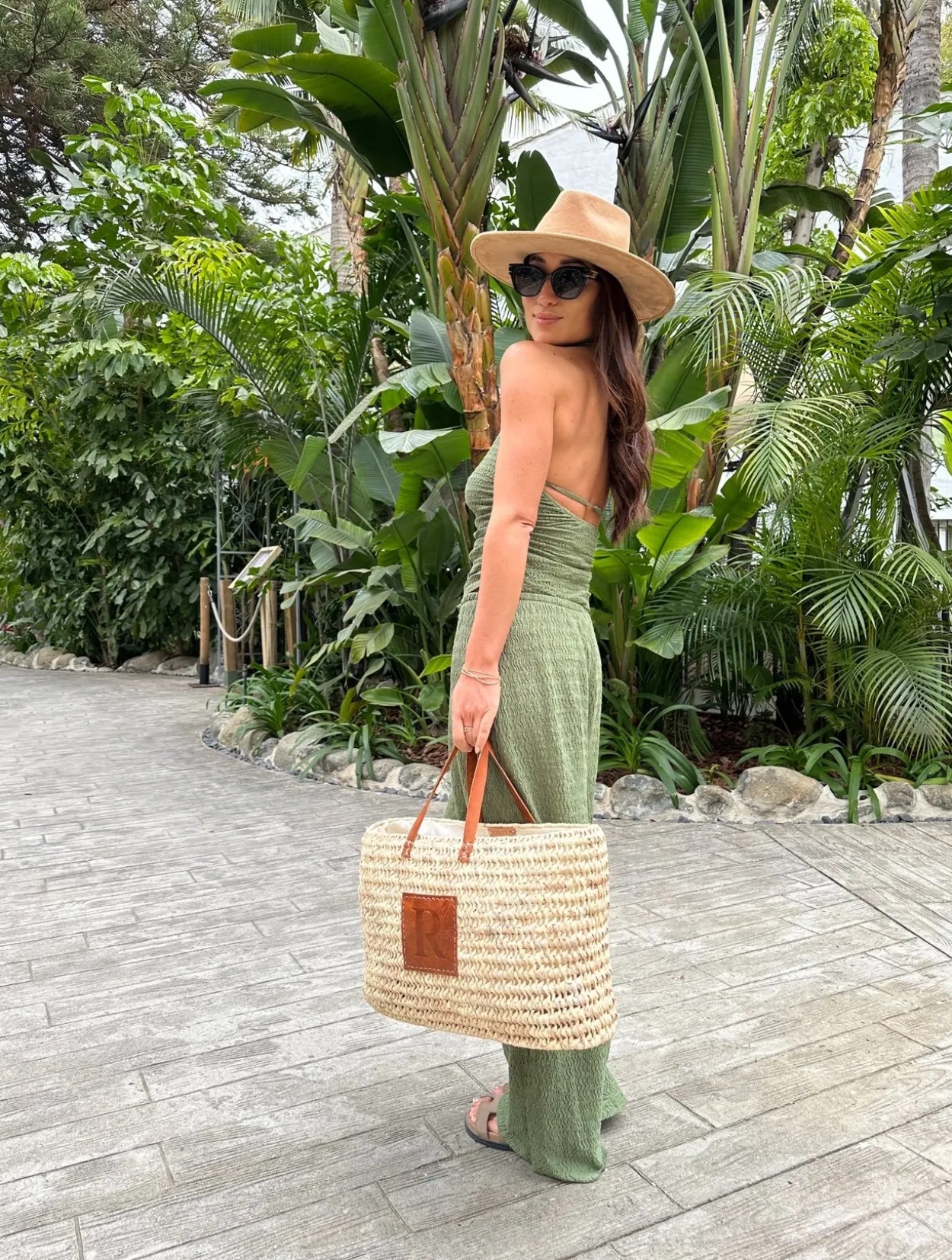 The Leather Letter Shopper
