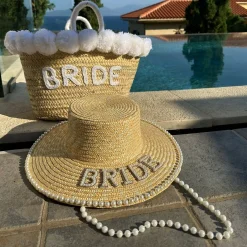 The Luxury Pearl Bride Boater