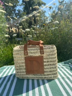 The Mini Leather Letter Shopper