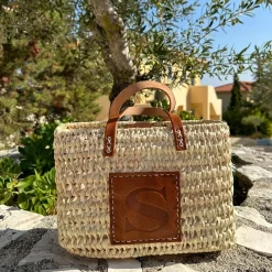The Mini Leather Letter Shopper