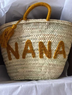 The Personalised Basket With Bubble Writing