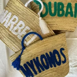 The Personalised Basket With Bubble Writing