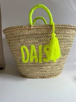 The Personalised Basket With Bubble Writing