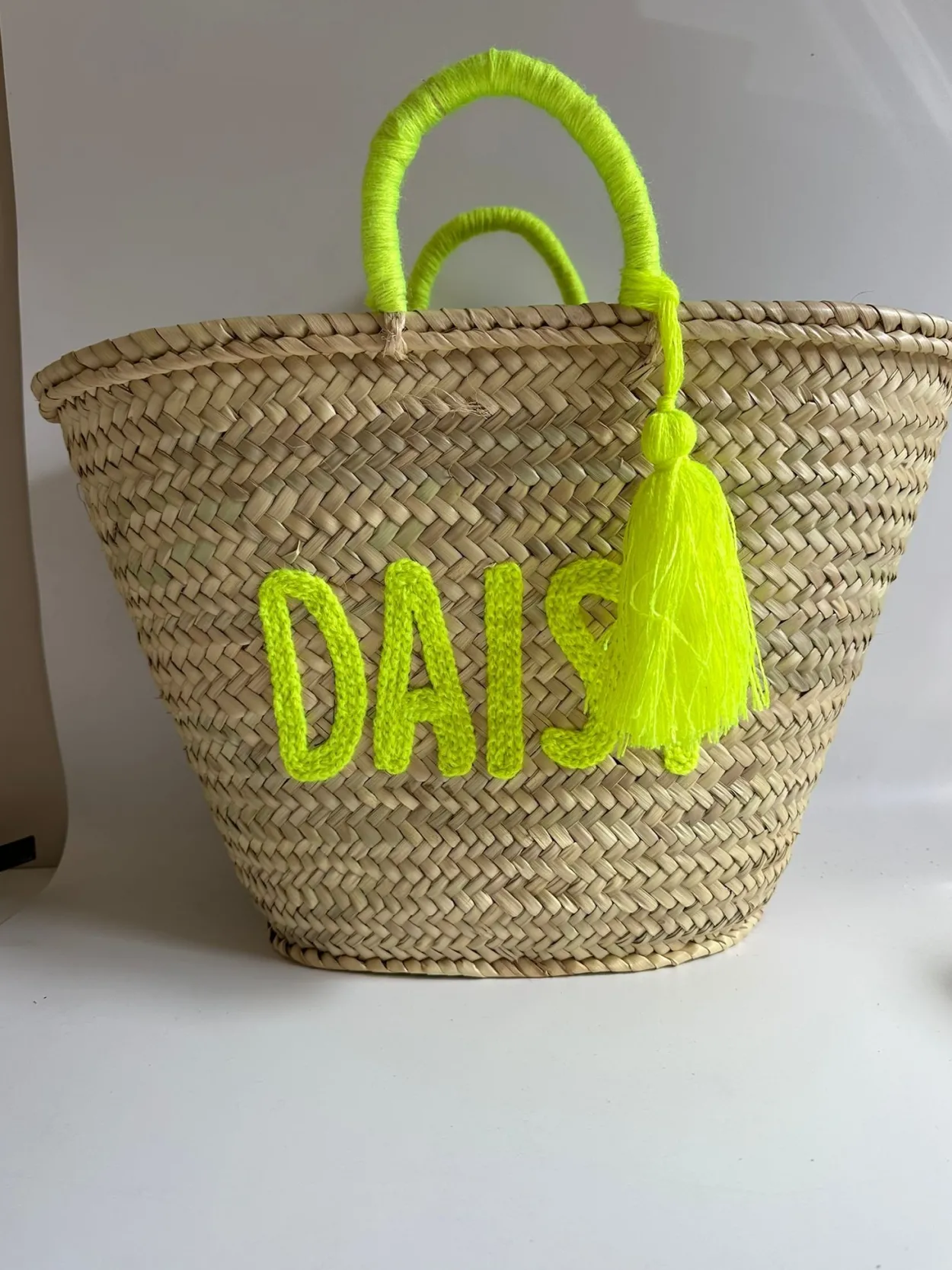 The Personalised Basket With Bubble Writing