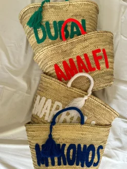 The Personalised Basket With Bubble Writing