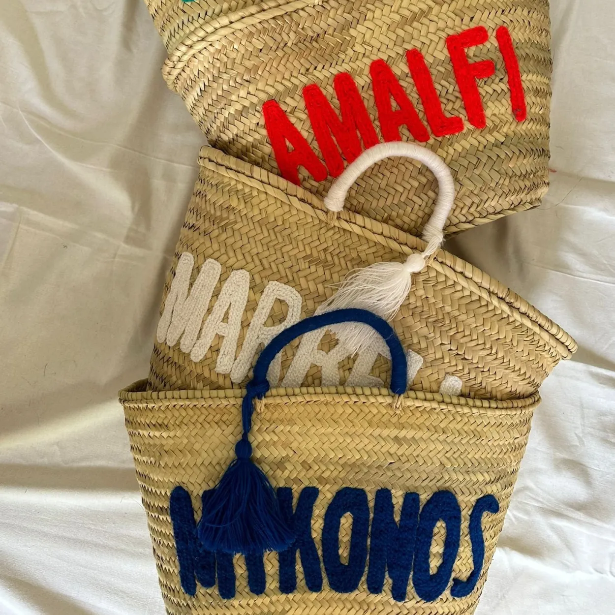 The Personalised Basket With Bubble Writing