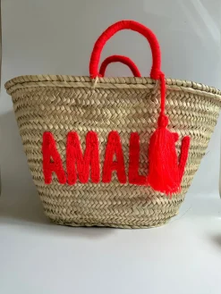The Personalised Basket With Bubble Writing