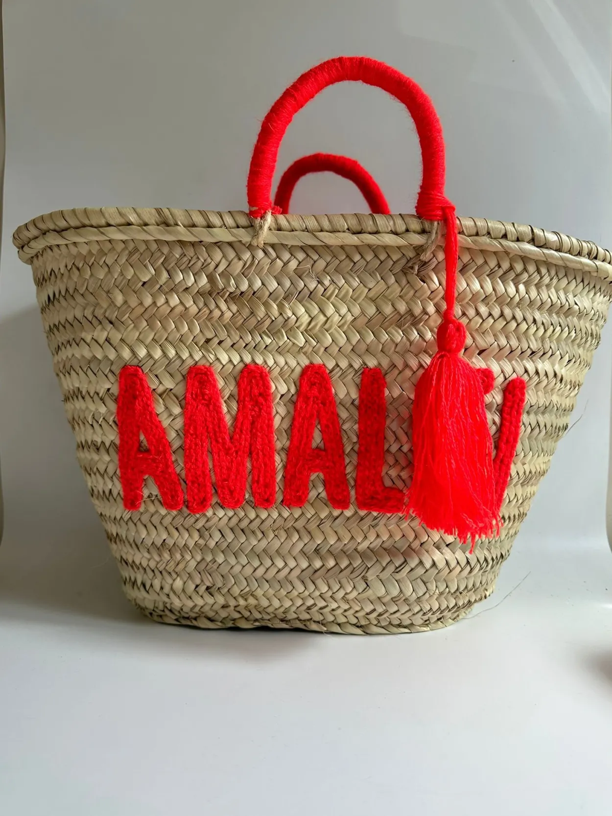 The Personalised Basket With Bubble Writing