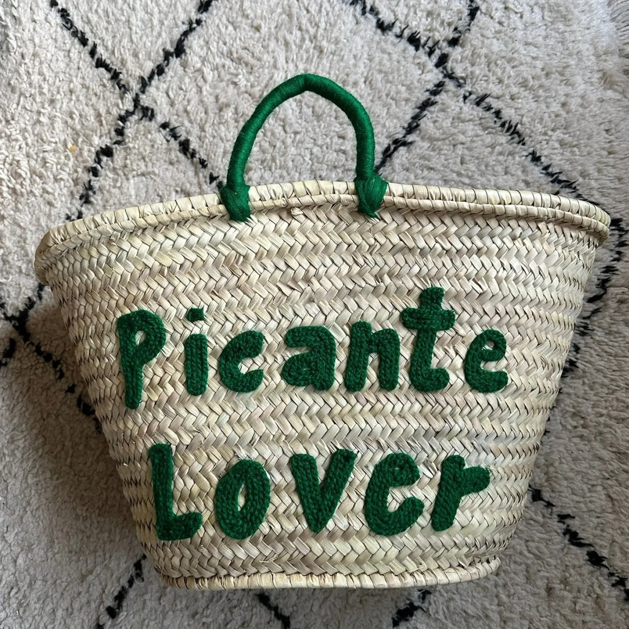 The Personalised Basket With Bubble Writing