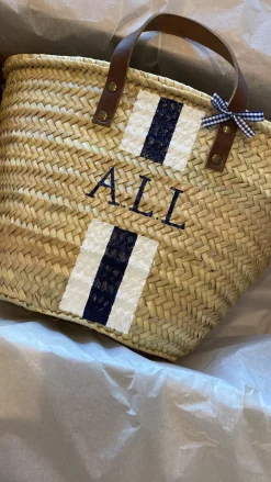The Personalised Stripe Basket