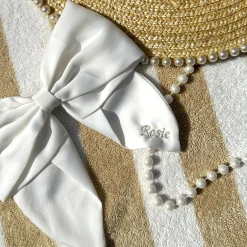 The Personalised White Bow