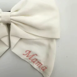 The Personalised White Bow