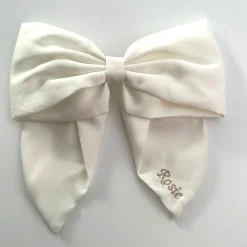 The Personalised White Bow