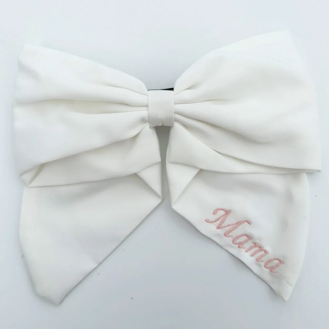 The Personalised White Bow