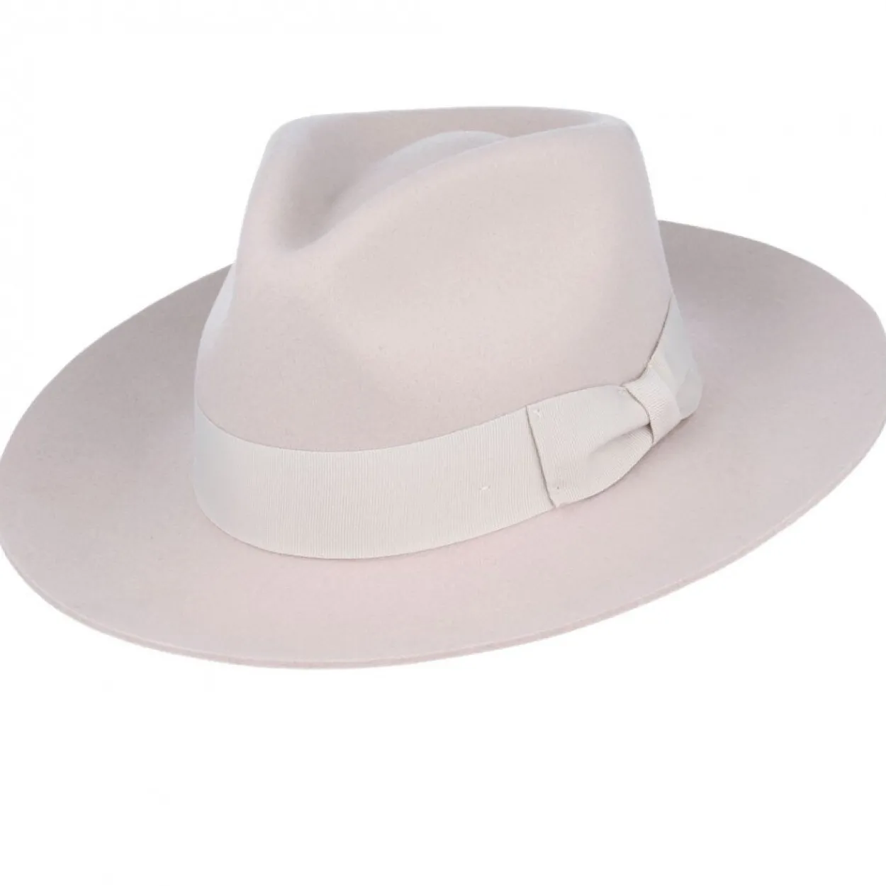 The Stiff Brim Wool Fedora - Coconut
