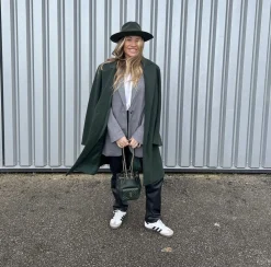 The Stiff Brim Wool Fedora - Green