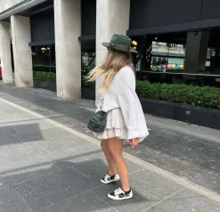 The Stiff Brim Wool Fedora - Green
