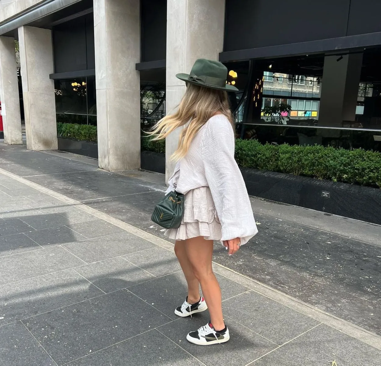 The Stiff Brim Wool Fedora - Green