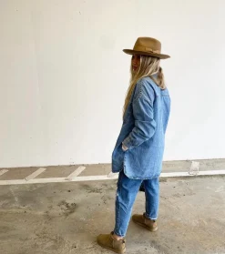 The Stiff Brim Wool Fedora - Mocha