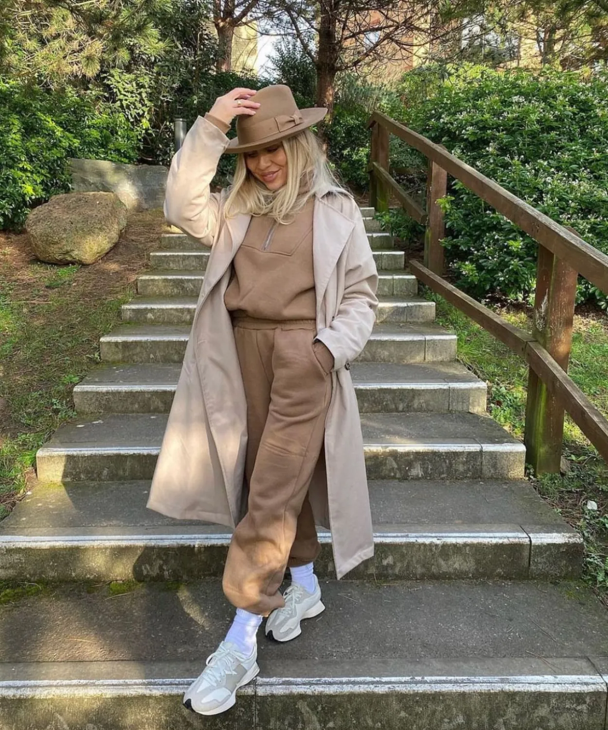 The Stiff Brim Wool Fedora - Mocha