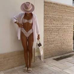 The Stiff Brim Wool Fedora - Pale Pink