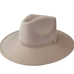 Vegan Suede Unisex Rancher Hat - Taupe