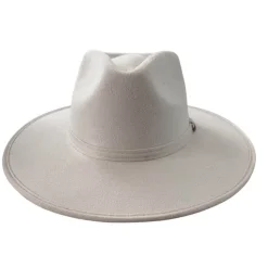 Vegan Suede Unisex Rancher Hat - Ivory
