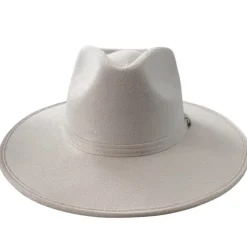 Vegan Suede Unisex Rancher Hat - Ivory