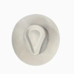 Vegan Suede Unisex Rancher Hat - Ivory
