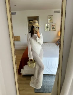 VENUS - White Knit Dress