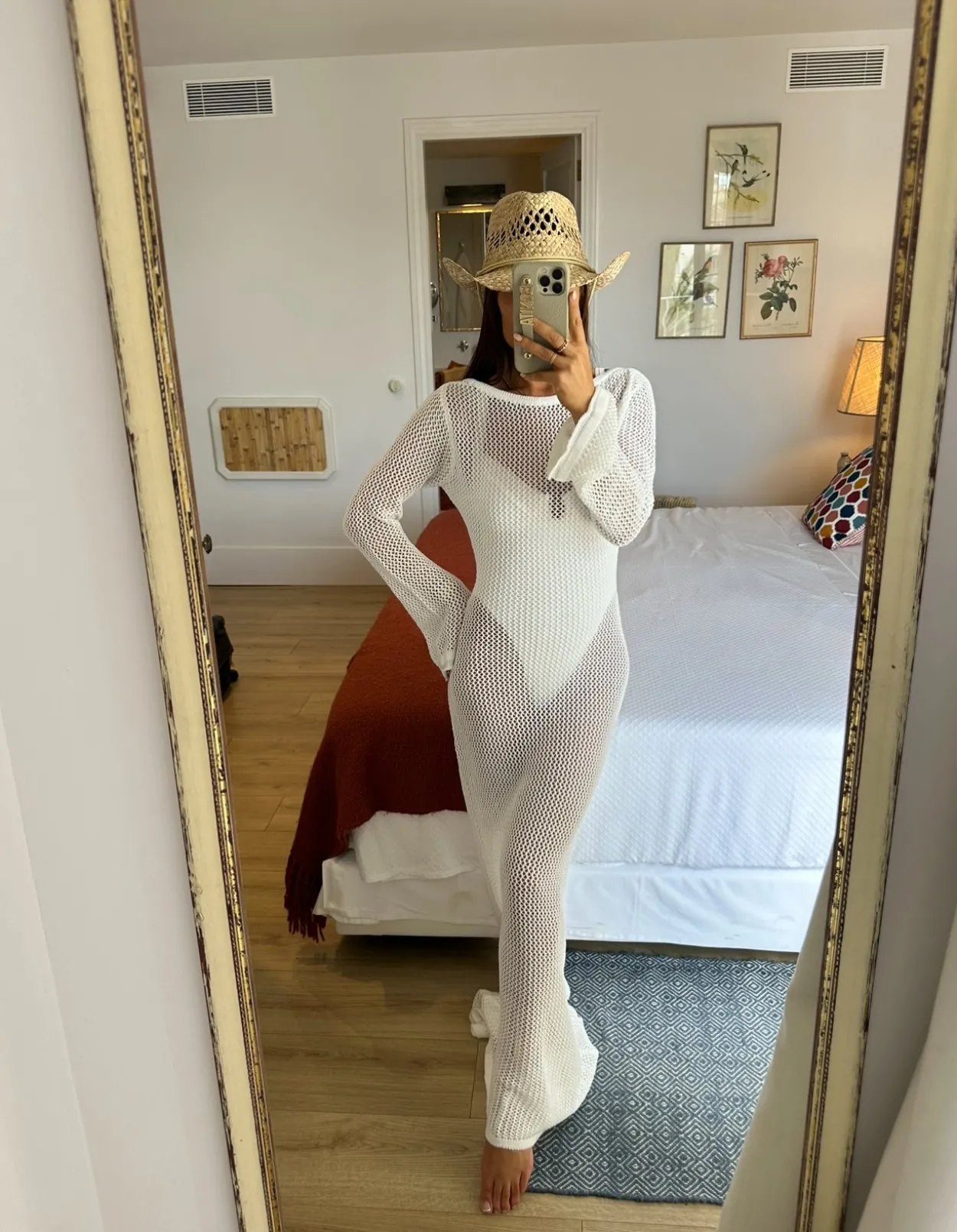VENUS - White Knit Dress