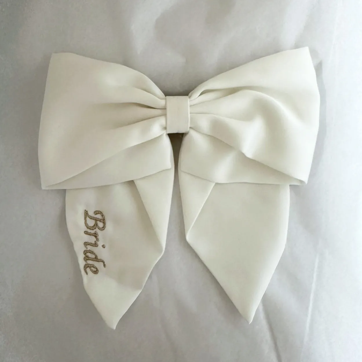 White Bride Bow
