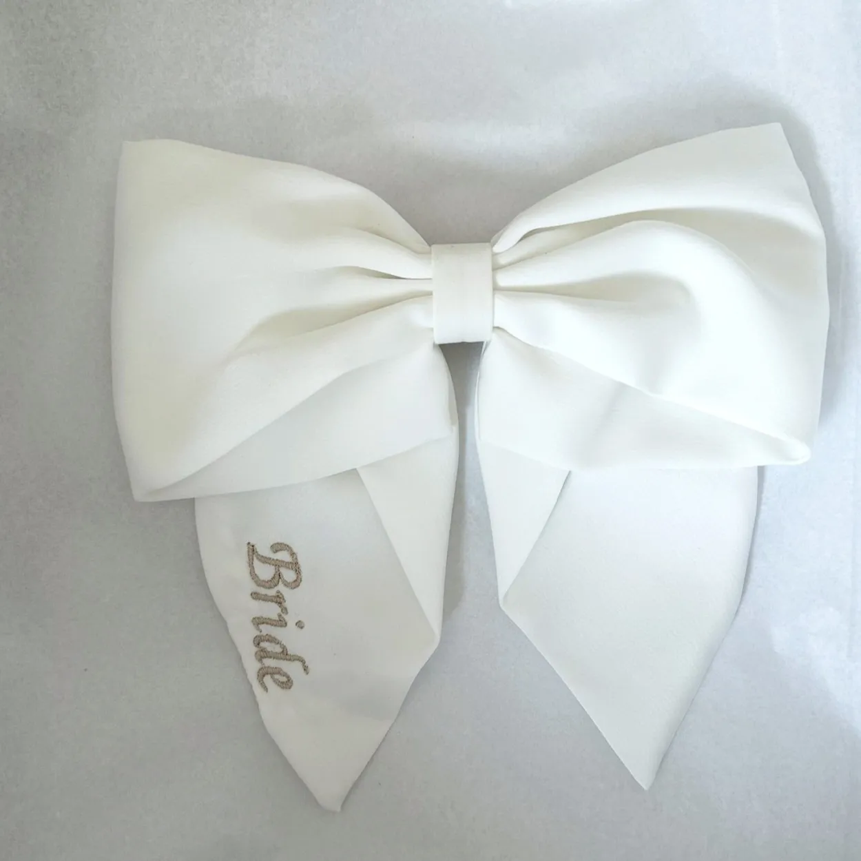 White Bride Bow